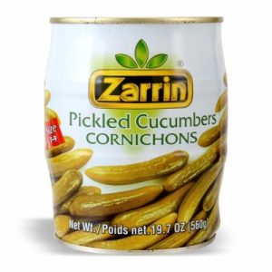 ZARRIN BARREL TIN PICKLE 12/19.7 OZ