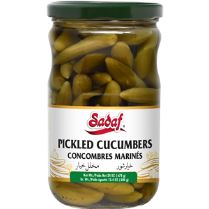 Sadaf Pickled Cucumbers With Dill 24 oz