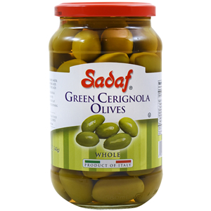 Sadaf Green Cerignola Sicilian 12 oz.