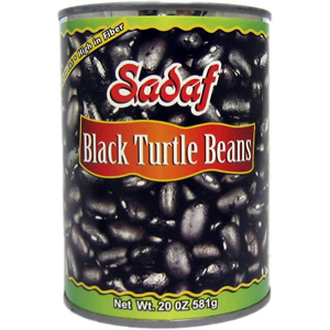 Sadaf Black Turtle Beans 20 oz.