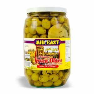 M.E. GREEN OLIVES W/ZAATAR 6/4 LB