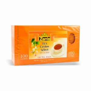 ZARRIN CEYLON E G TEA BAGS 12/200 GR (100 PC)